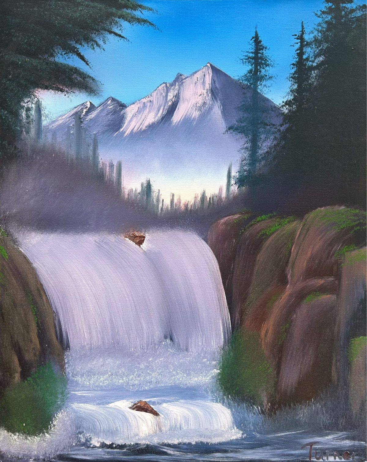 Misty Waterfall